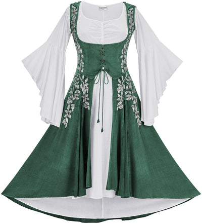 Tauriel Maxi Set Silver Embroidery