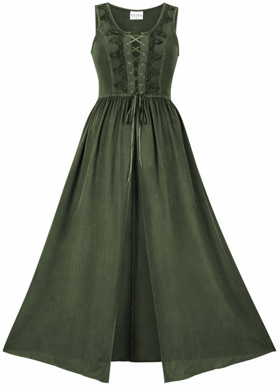 Brigid Maxi Overdress Limited Edition Moss Green